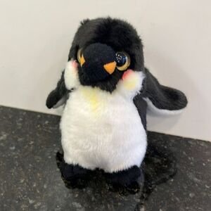 Wild Republic Plush Penguin  Black and White 7" Stuffed Animal Toy 2012